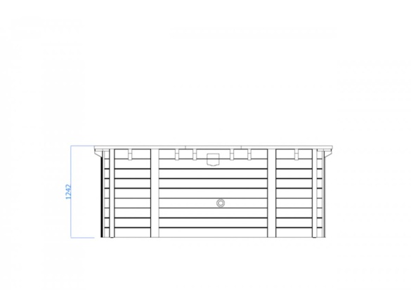 Zahradní bazén Tuindeco Santa Cruz