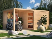 Domek Karibu Qubic Side