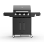 15 kW-os gázgrill négy égővel és oldaltűzhellyel Riwall PRO RGG 41