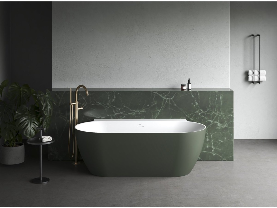 Ravak ES 080.10WV.RB07G Vanová baterie do podlahy bez tělesa, se sprchovým setem, White Velvet