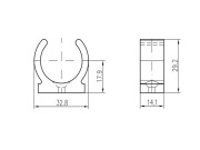 Chuděj D20-25 nízká