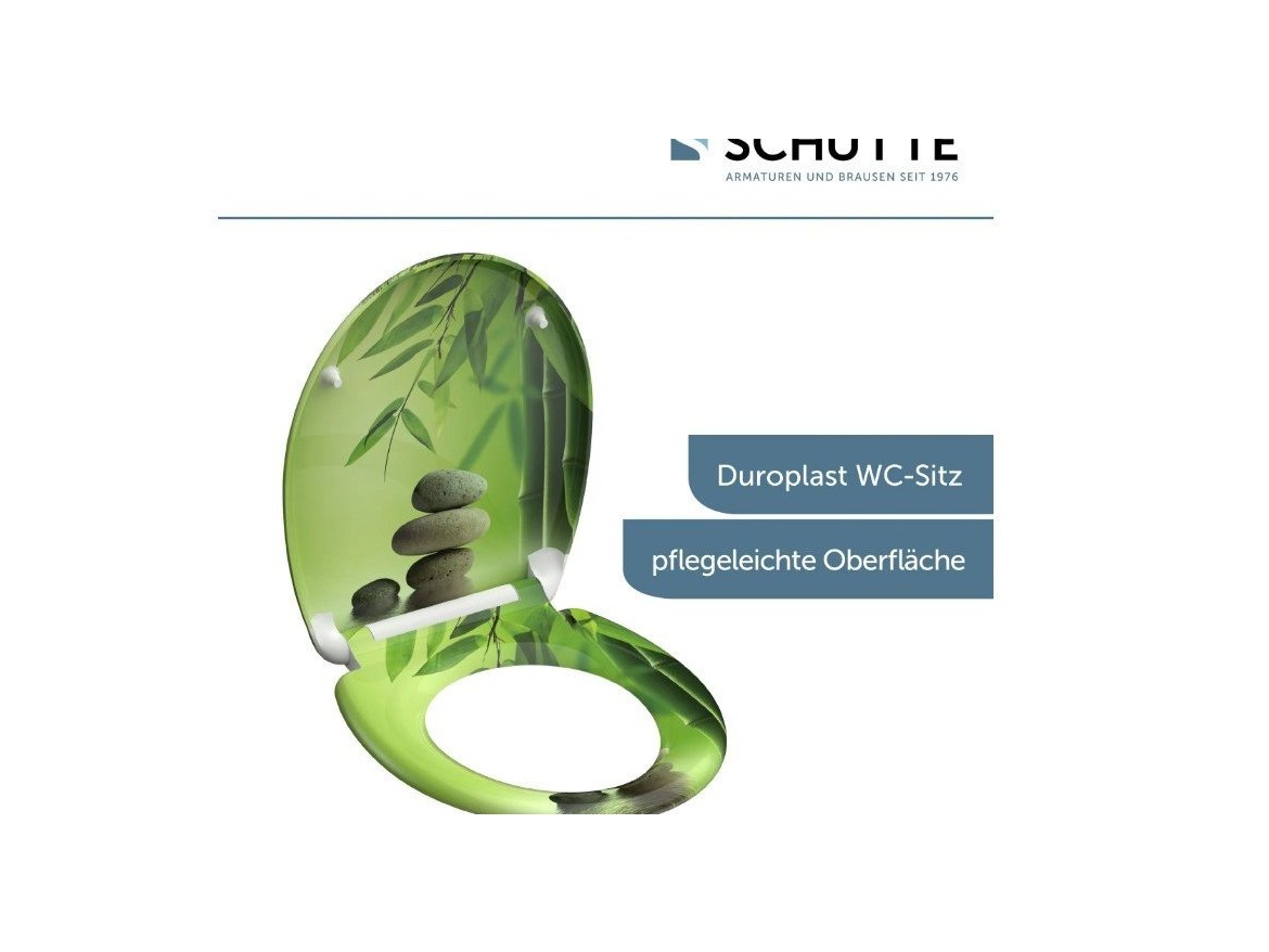 WC sedátka, záchodová prkna Schütte GREEN GARDEN | Duroplast, Soft Close