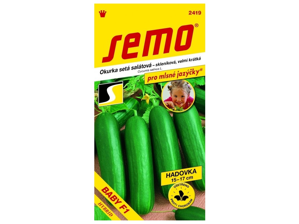 Semo Okurka sklen. - Baby F1 kr 10s - série JAZÝČKY