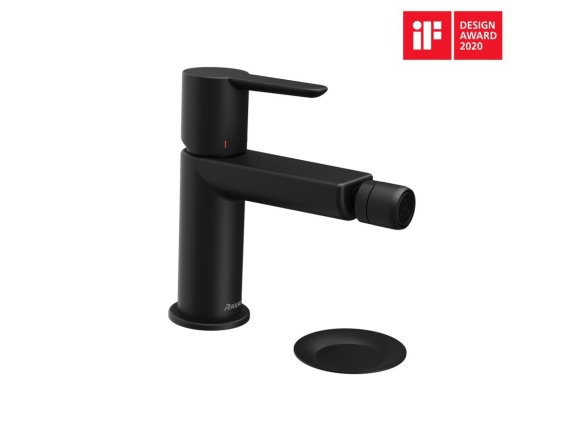 Ravak PU 055.20BLM Bidetová batéria 151 mm s odtokovou armatúrou ClickClack, čierna matná