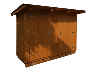 Domčeky na náradie – Reto 1 x 2,5 m prírodný