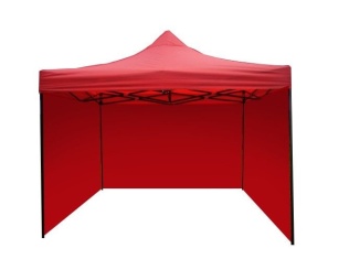 Domečky – Party stan 3x3 Light - červený