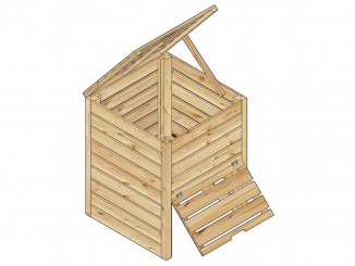 Dřevěné kompostéry – Scobax S748
