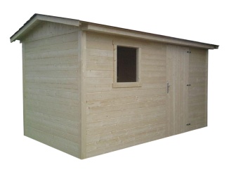 Dřevěné zahradní domky Bohemit – Bohemit Rohan 4,5 m x 3,0 m, bez přesahu s mezistěnou