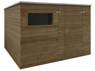 Dřevěné zahradní domky na nářadí Bohemit – Avenir B03300250P 2,5 x 3 m prírodný
