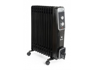 Dům – G21 Olejový radiátor Bromo černý, 11 žeber, 2500 W