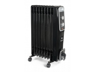Dům – G21 Olejový radiátor Bromo černý, 9 žeber, 2000 W