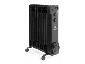 Dům – G21 Olejový radiátor Merapi černý, 11 žeber, 2500 W