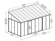 Melegház Palram Torino