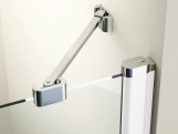 Ravak CRV2 100, čierna+transparent