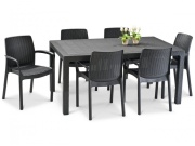 Keter Zahradní set BALI/MELODY 6+1 - grafit