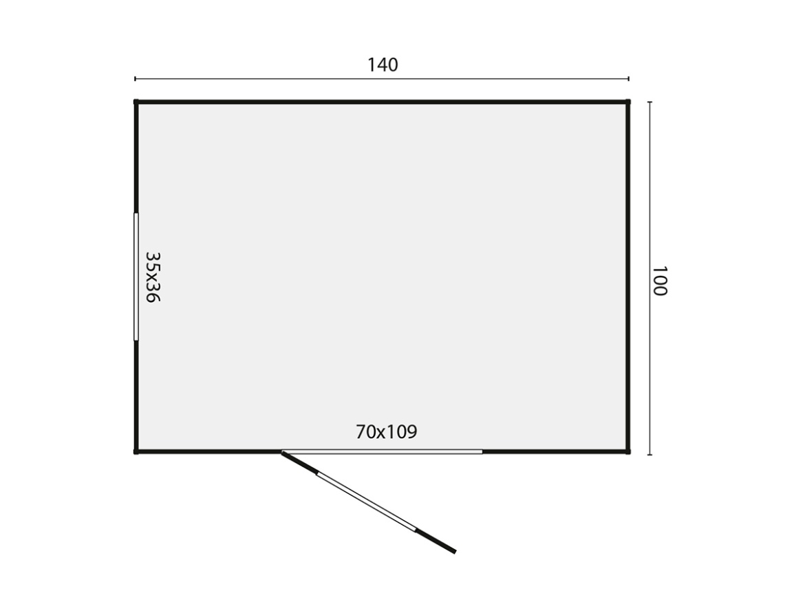 Dětský domeček Tuindeco Pippi