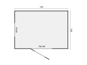 Dětský domeček Tuindeco Pippi