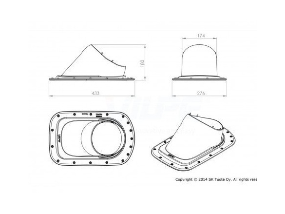 Vilpe Průchodový prvek Classic Vino