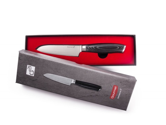 G21 Nůž  Gourmet Damascus 13 cm, Santoku