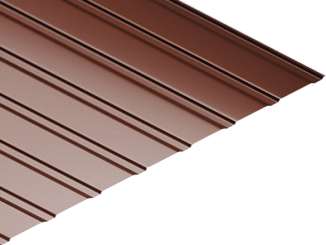 Maloformát –  T8 2000 x 1200 mm 0,4 mm RAL 8017 hnedá