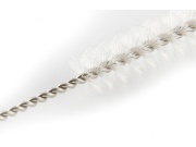 G21 Kovová brčka  BeEco Party 6 ks stříbrná, zahnutá + kartáček na čištění