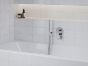 Ravak EL 065.10WV.O2.RB07E Podomítková baterie 2-cestná bez tělesa, White Velvet