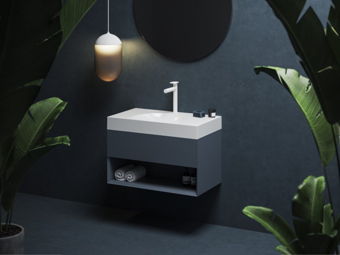 Ravak SD Lite 80 skříňka pod umyvadlo Deepsea Blue