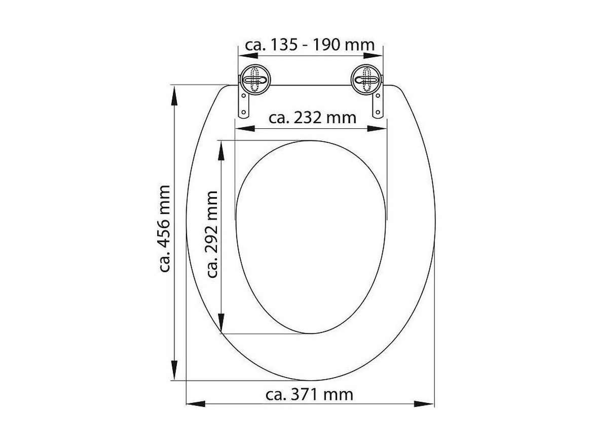 WC sedátka, záchodová prkna Schütte BÍLÉ | Duroplast, bez Soft Close