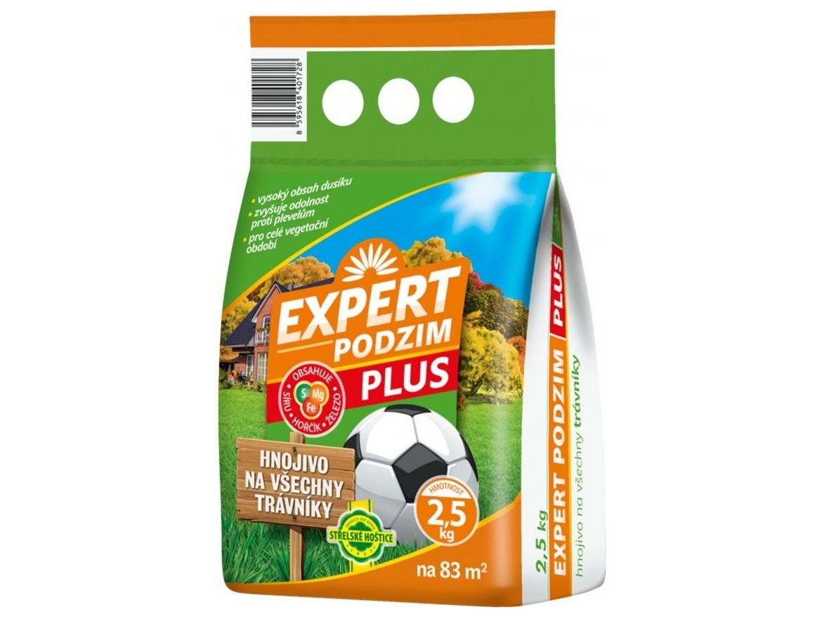Forestina Hnojivo trávníkové - Expert podzim Plus 2,5 kg