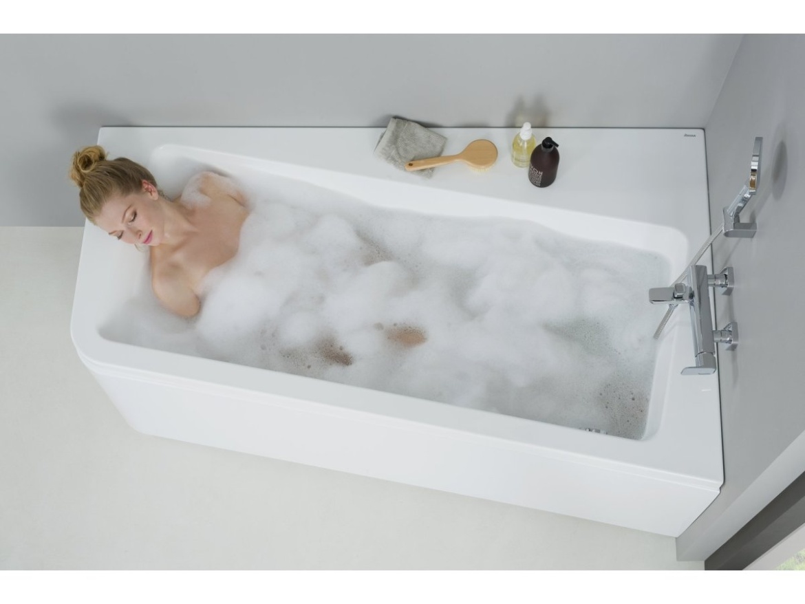 Ravak TD 022.00CR Vaňová nástenná batéria bez sprchového setu, chróm