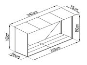 Dřevník G21 Dřevník WOH