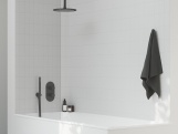 Ravak 704.21BLM Sprchové rameno stropní 30 cm, Black Matt