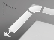 Ravak Krycí lišta 0,6/200, bílá