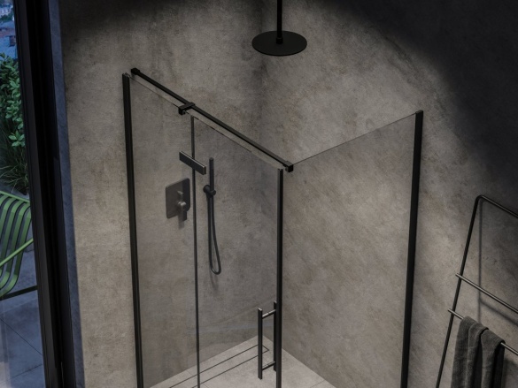 Ravak FL 065.20BLM.O2.RB072 Podomietková batéria 2-cestná pre R-box, čierna matná