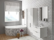 Ravak CVSK1 Rosa 160/170 P, lesk+transparent