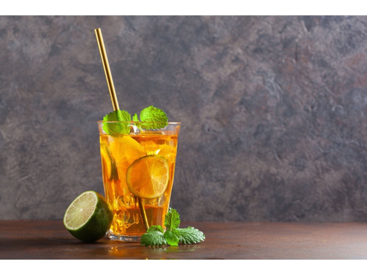 G21 Kovová brčka  BeEco Classic 6 ks zlatá, rovná + kartáček na čištění