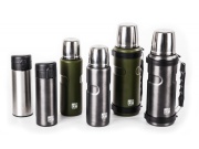 G21 Termoláhev  na pití, 1000 ml, ocelově šedá s rukojetí