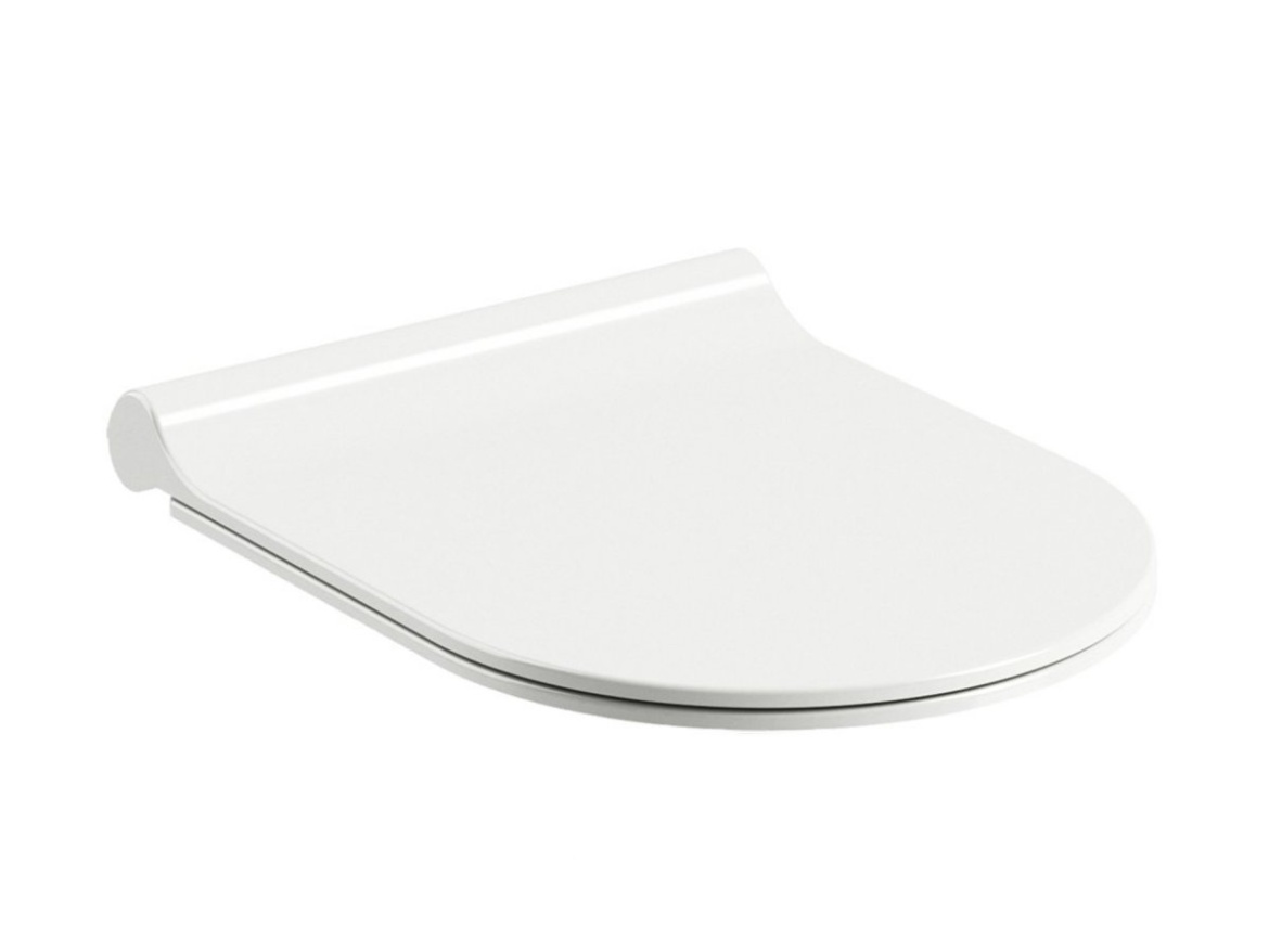 Ravak WC sedadlo Uni Chrome slim, biela