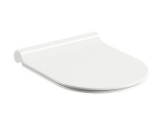 Ravak WC sedadlo Uni Chrome slim, biela