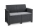 Keter Zahradní nábytek  Elodie dvousedadlová pohovka grafitová