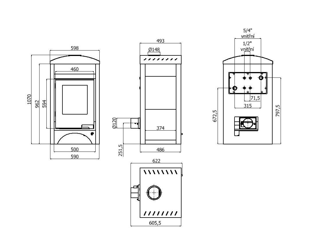 HS Flamingo BARMA 11 Bělený Dub