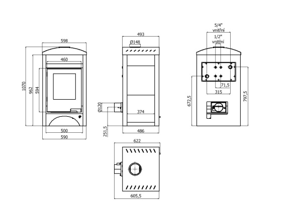 HS Flamingo BARMA 11 Bělený Dub