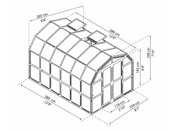 Skleník Scobax Louvre
