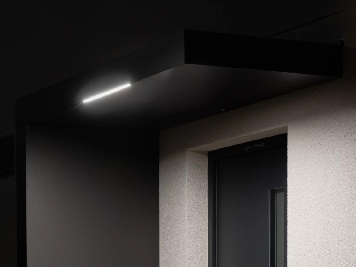 Bejárati előtető Gutta Guttavordach BS PLUS LED strip