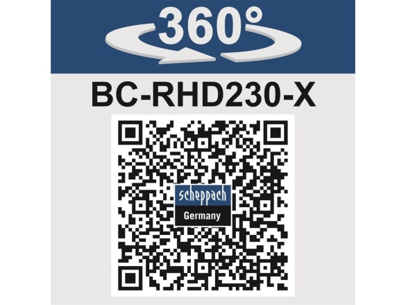 20 V IXES aku vŕtacie/sekacie kladivo (bez batérie a nabíjačky) Scheppach BC-RHD230-X