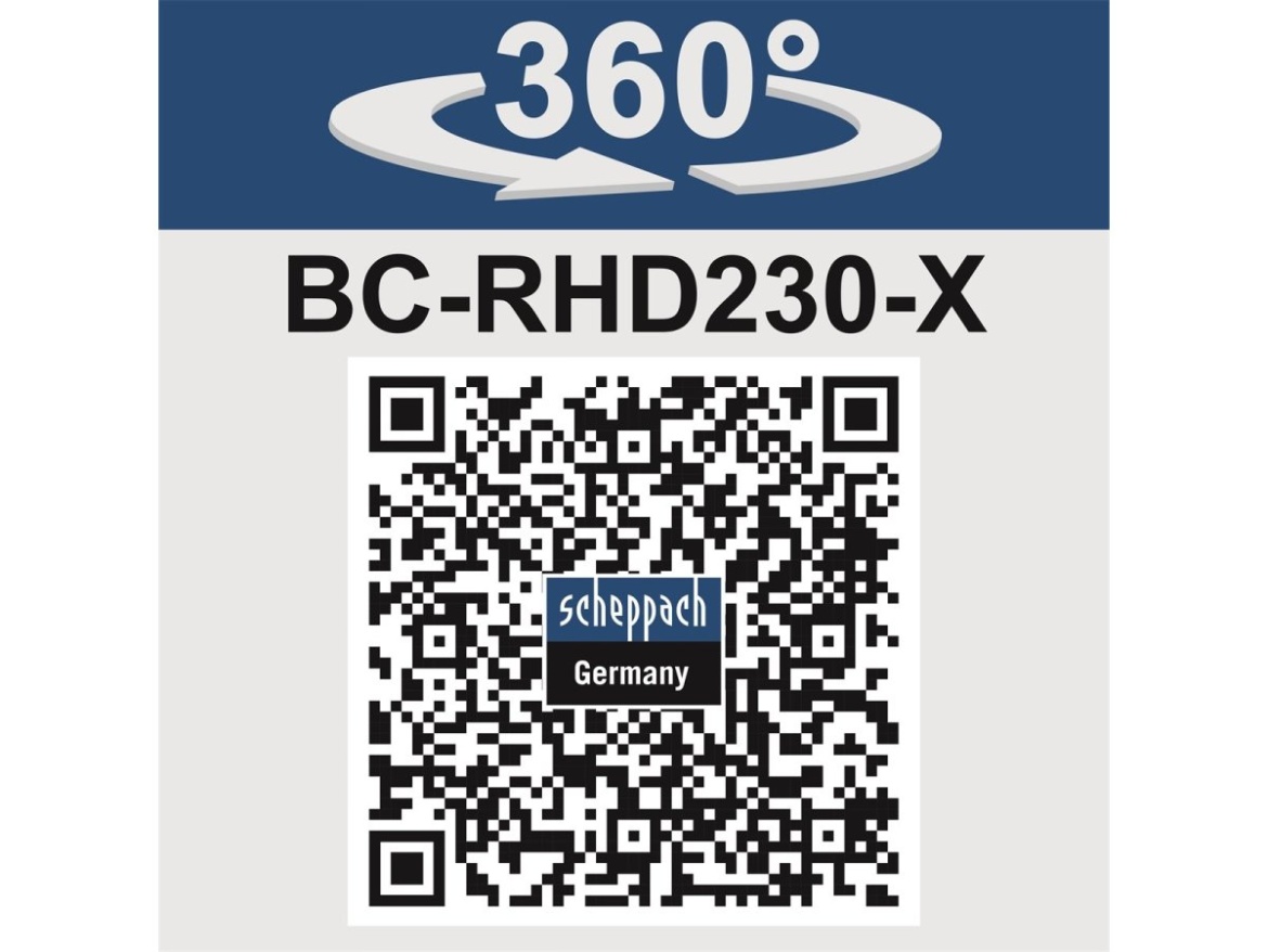 Aku 20 V IXES vŕtacie / sekacie kladivo (bez batérie a nabíjačky) Scheppach BC-RHD230-X