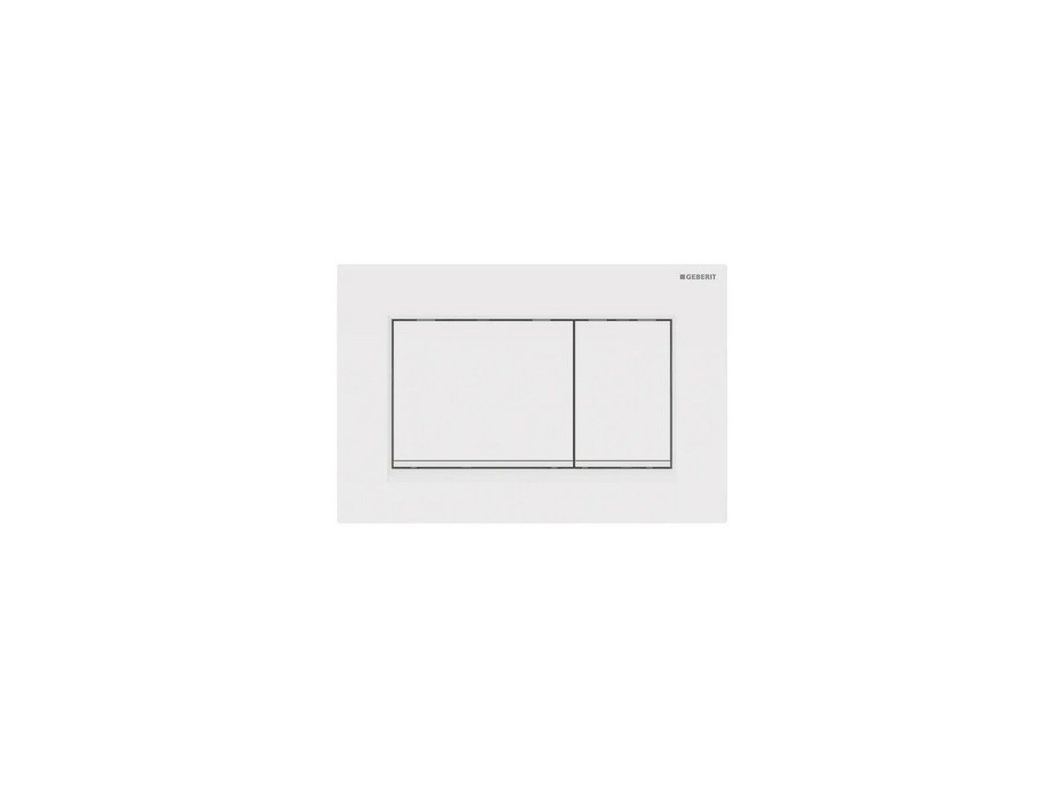 Geberit Deska ovládací GEBERIT SIGMA 30 bílá, proužek bílá mat 115.883.11.1