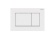 Geberit Deska ovládací GEBERIT SIGMA 30 bílá, proužek bílá mat 115.883.11.1