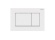 Geberit Deska ovládací GEBERIT SIGMA 30 bílá, proužek bílá mat 115.883.11.1