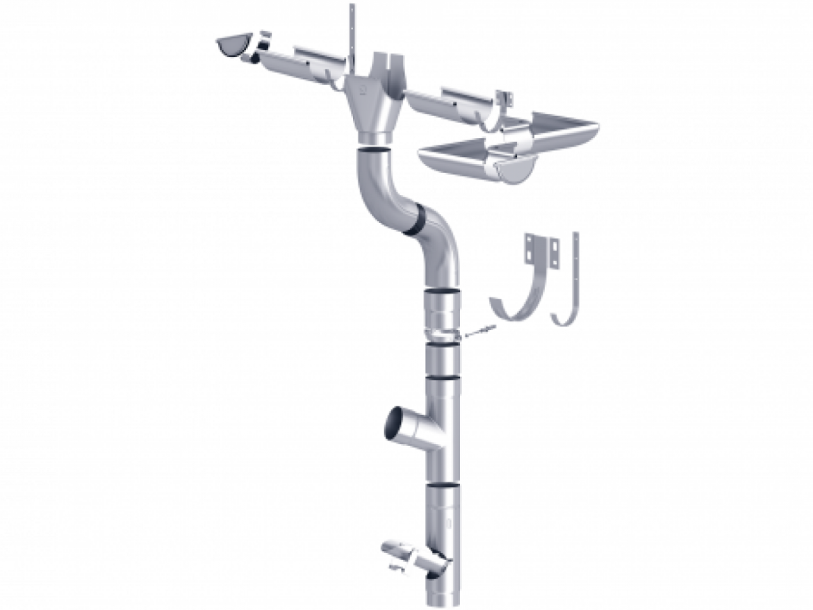 Napojení do svodu Tegola Tegoaqua 100